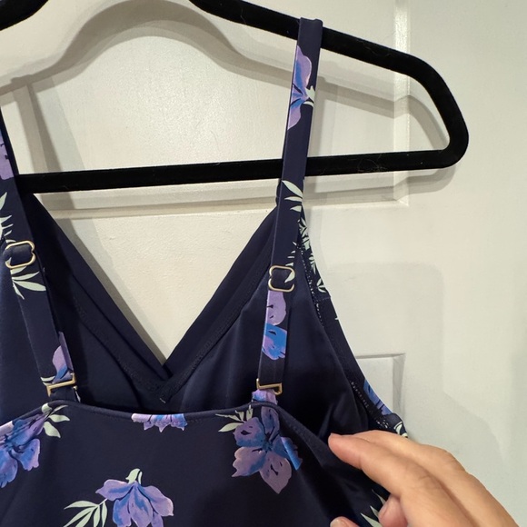 Lands End Women Tulip Wrap Mini Swim Dress size s - Picture 9 of 12